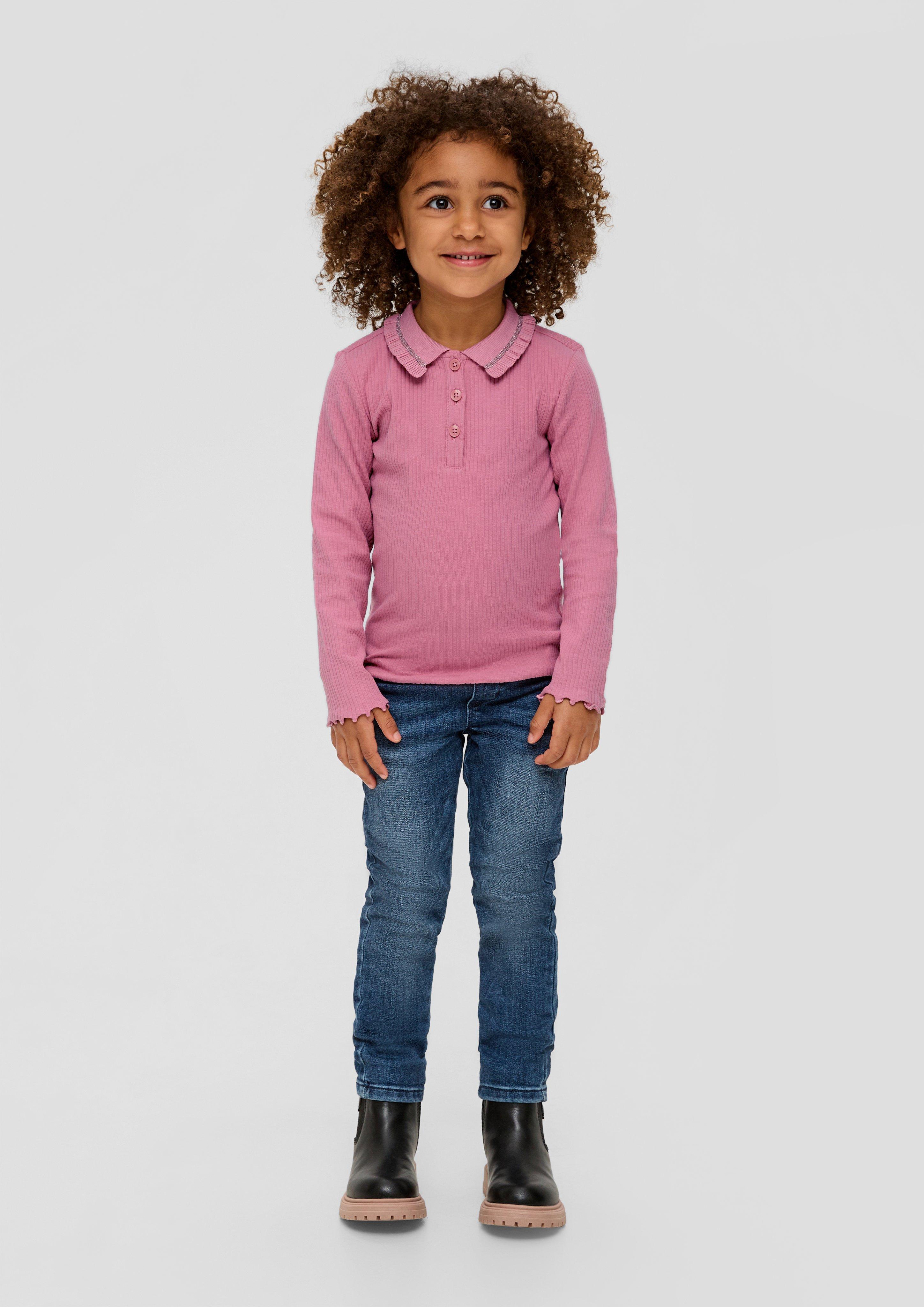 Longsleeve mit Polokragen  2138168-4350