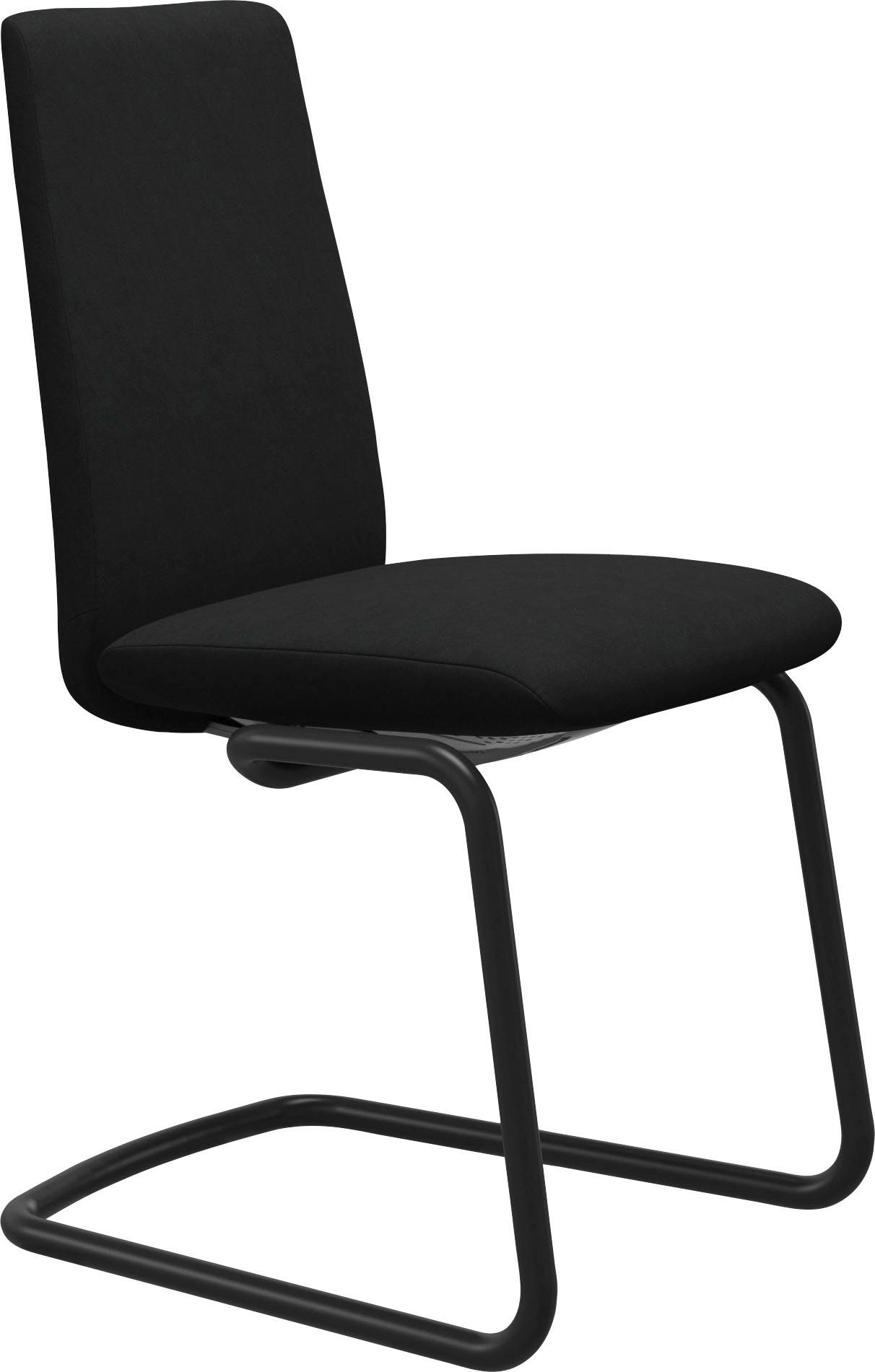 Stressless® Polsterstuhl Laurel, Low Back, Größe M, mit Beinen aus Stahl in Schwarz matt