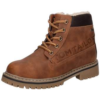 Tom Tailor Schnür Boots in braun