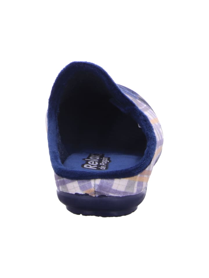 Relax Pantoffel in blau günstig kaufen