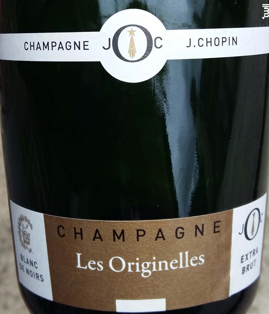 Les Originelles Blanc de Noirs Extra Brut Champagne Julien Chopin