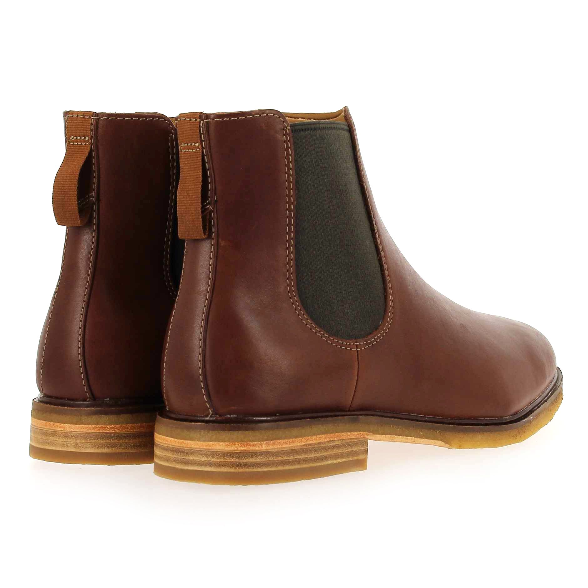 Clarks  CLARKDALE GOBI LEATHER - Cognac