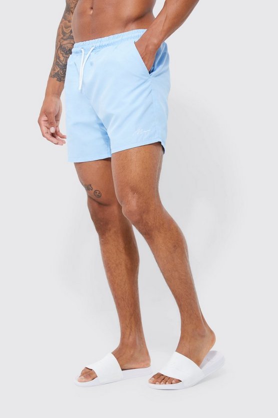 Mittellange Man Signature Badehose