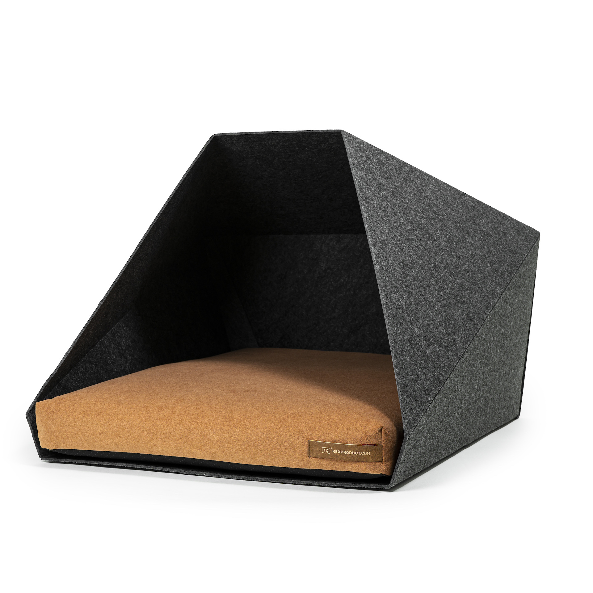 Rexproduct Hundehöhlen Rexproduct Home PetPocket dunkelgrau orange
