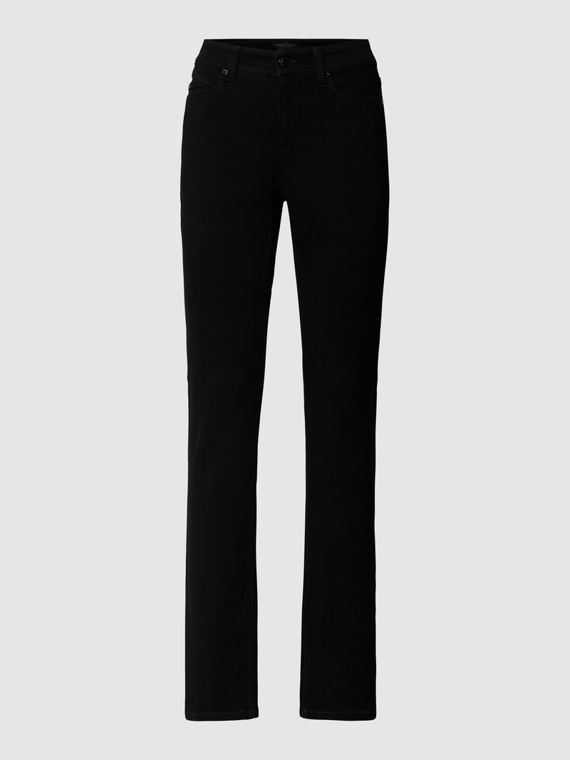 Straight Fit Jeans Modell 'Parla' in dunkelblau