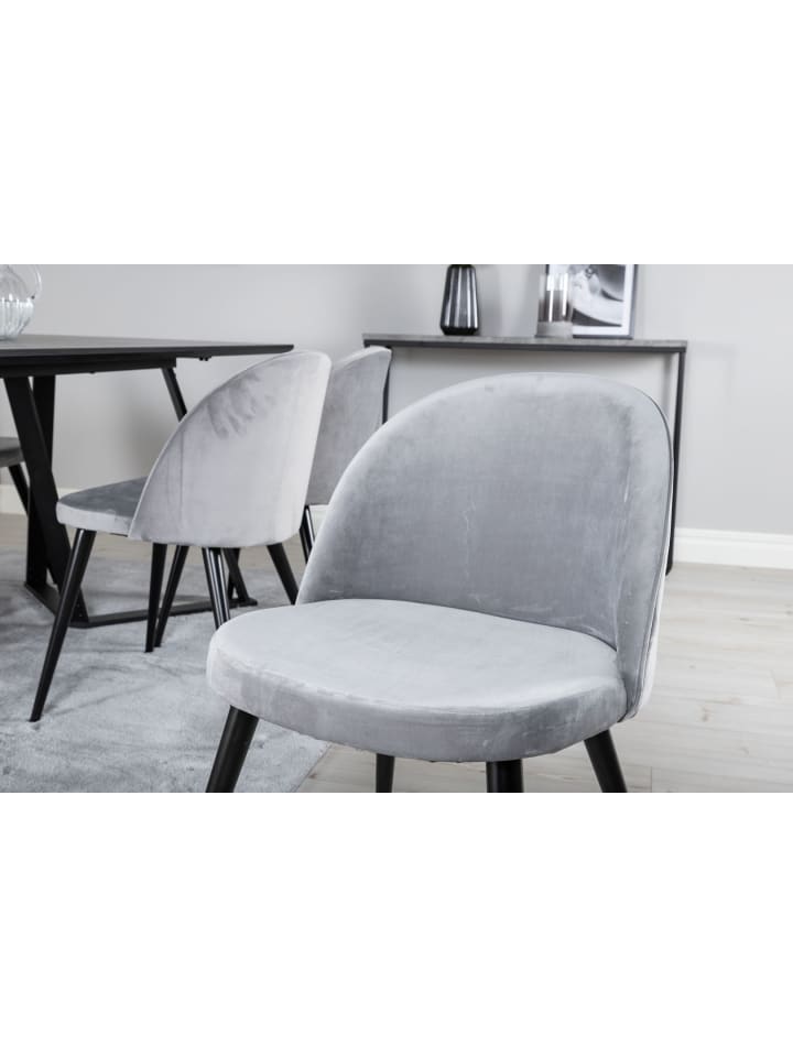 ebuy24 Essgruppe Marina 23 (7-teilig) Hellgrau 90 x 180 cm günstig kaufen onesize