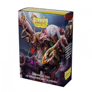 Dragon Shield Japanese size Brushed Art Sleeves - Christmas 2022 (60)