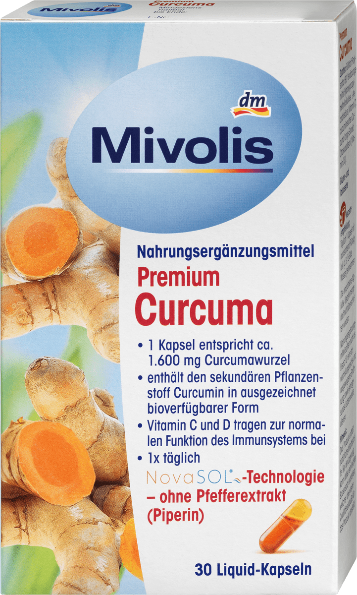 Premium Curcuma Kapseln, 30 St., 19 g