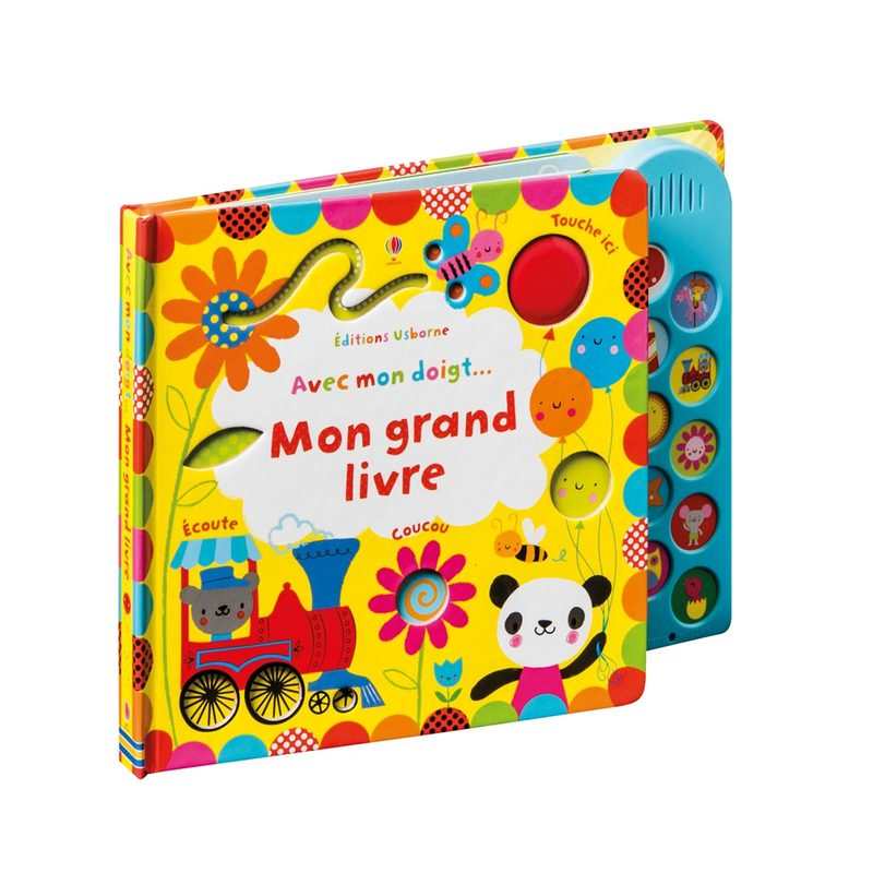 Livre Avec mon doigt... mon grand livre - Usborne