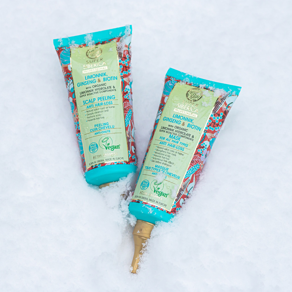 Natura Sibérica Masque Schisandra et Ginseng Soin Capillaire Anti-Chute