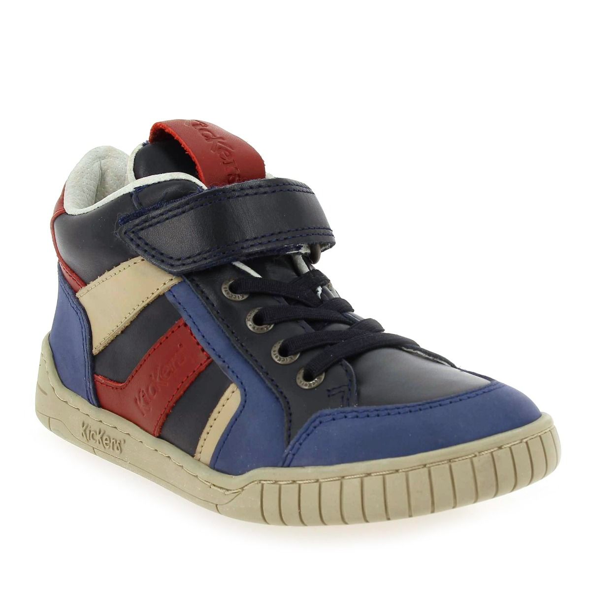 Kickers  WINCKY CDT H22 - Bleu Rouge