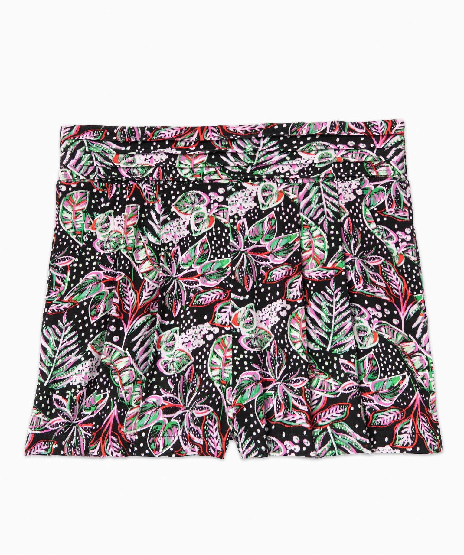 Short femme fluide à motifs feuillage imprime | GEMO