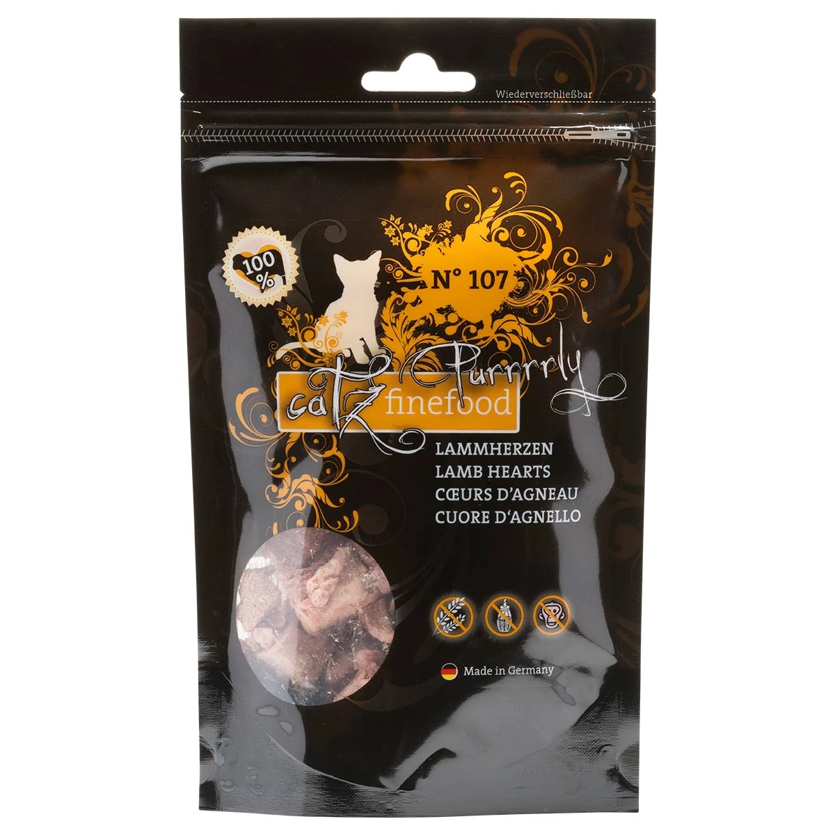 catz finefood Purrrrly No.107 Lammherzen kaufen