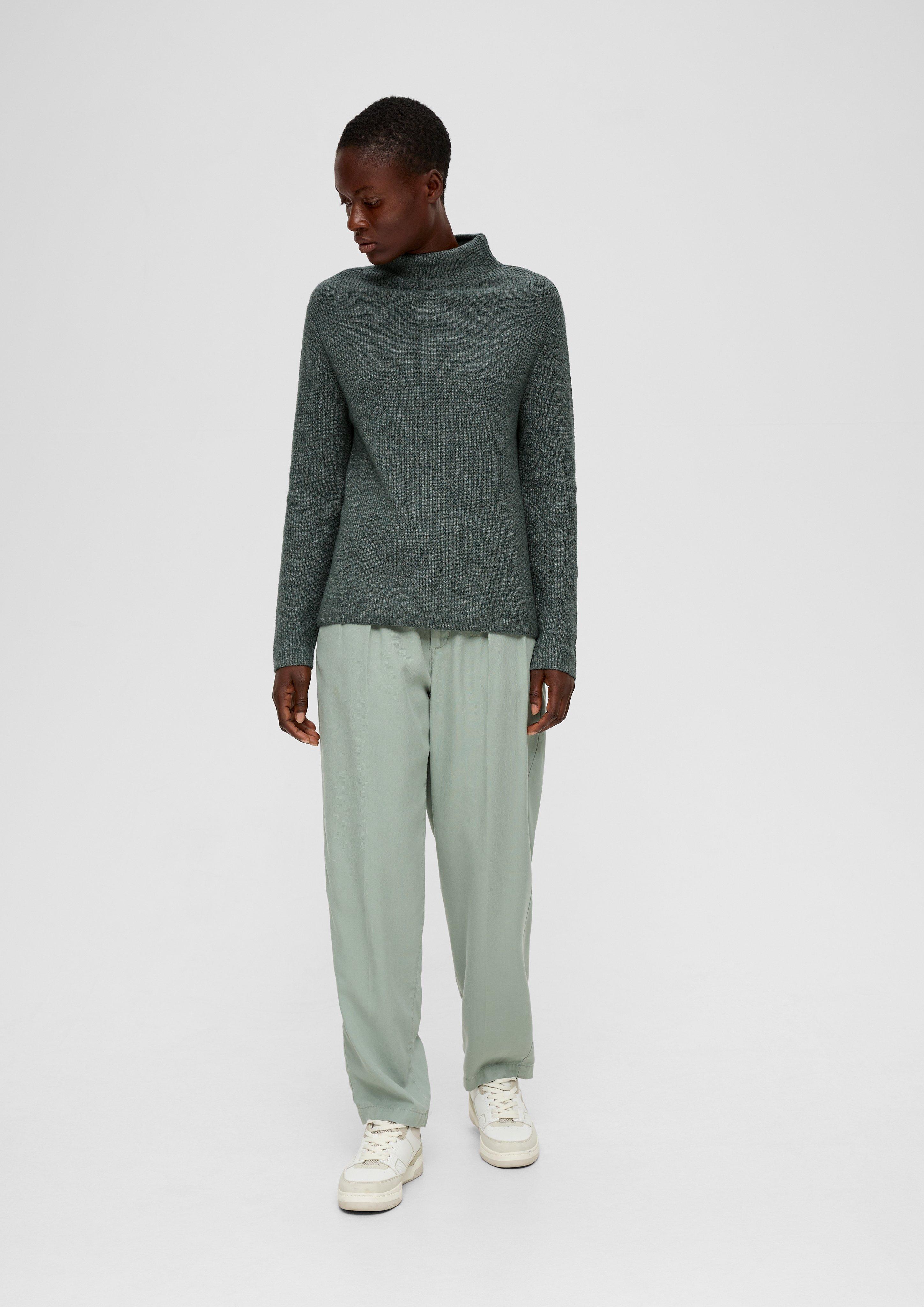 Strickpullover mit Stehkragen  2137202-79W5