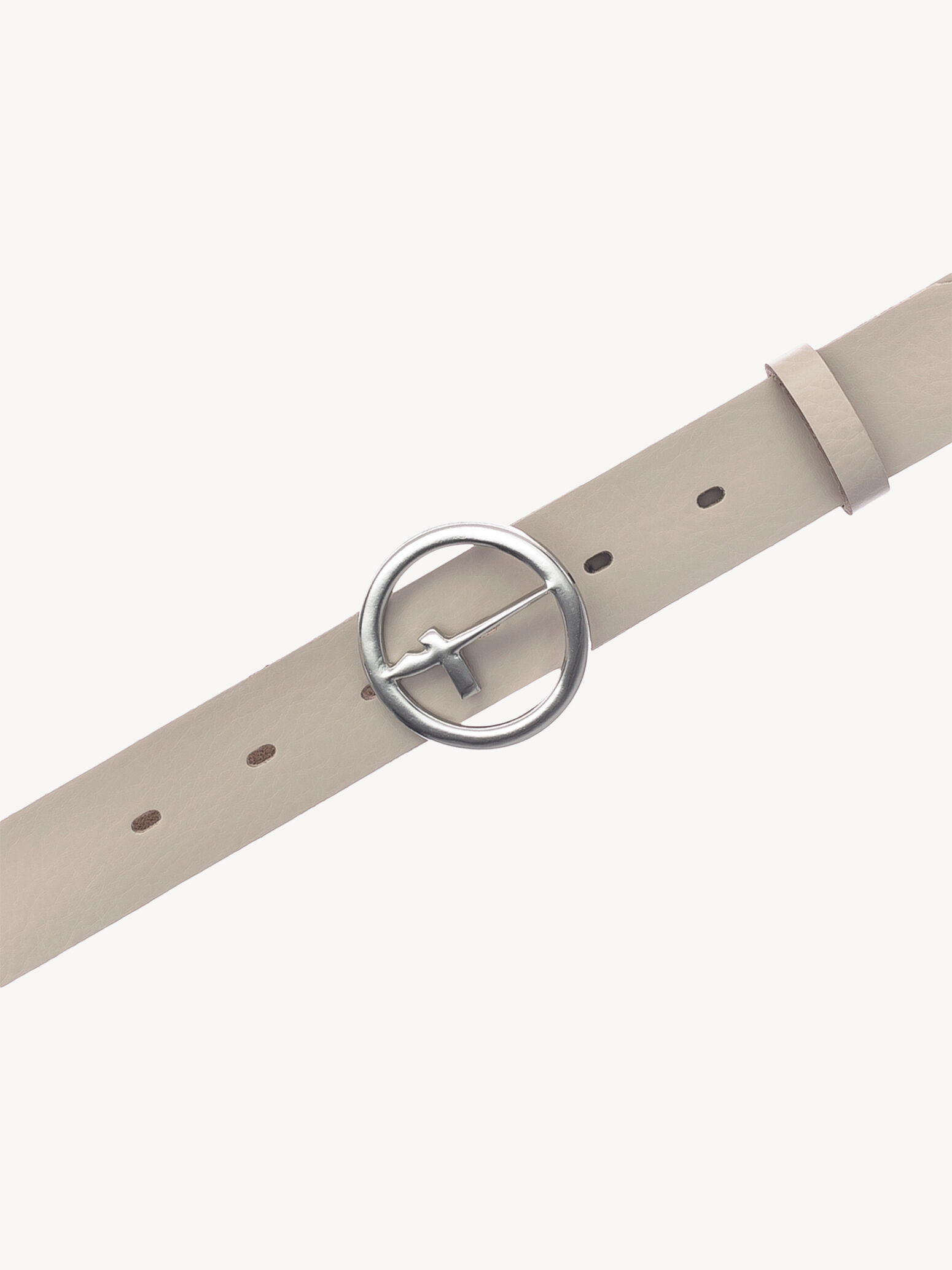 Ceinture en cuir - beige