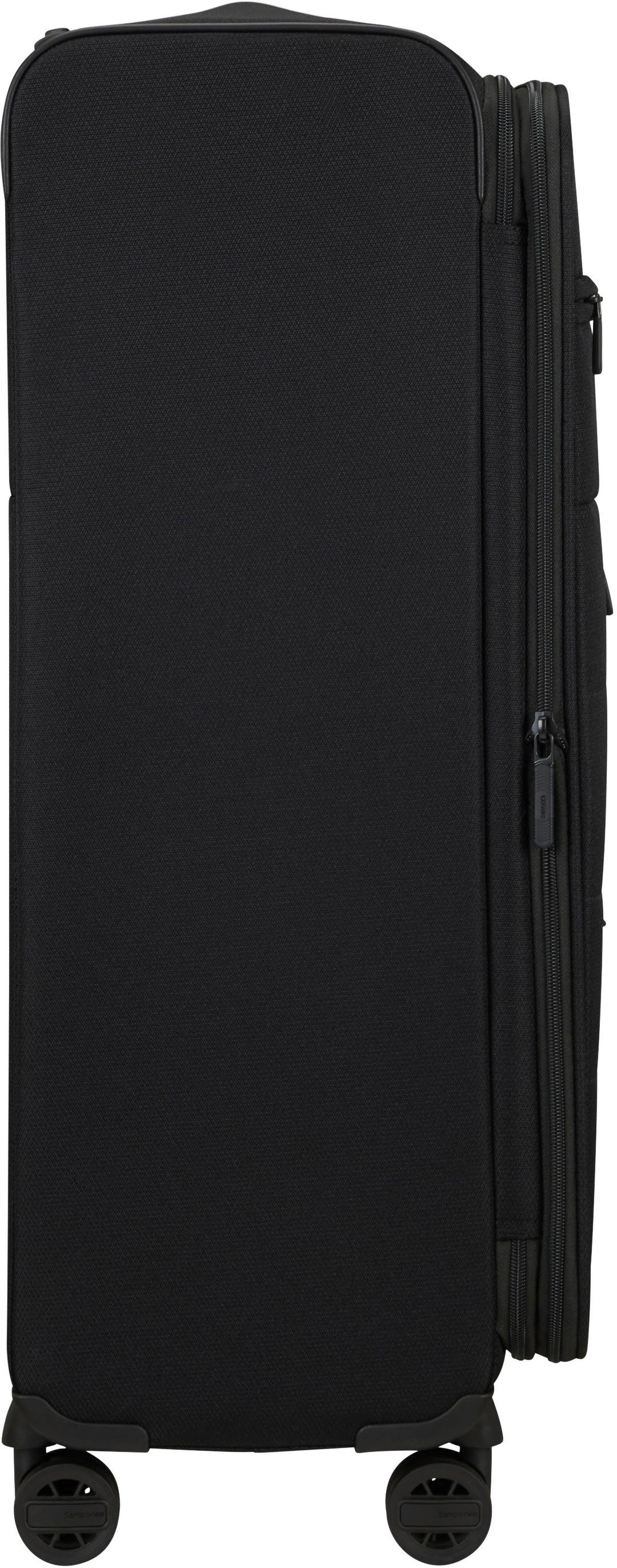 Samsonite Weichgepäck-Trolley Vacay, black, 77 cm, 4 Rollen, mit Volumenerweiterung