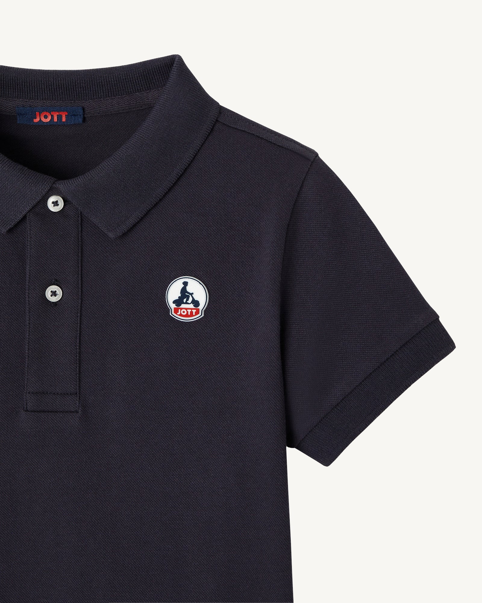 Polo enfant en coton biologique Marine Salvador