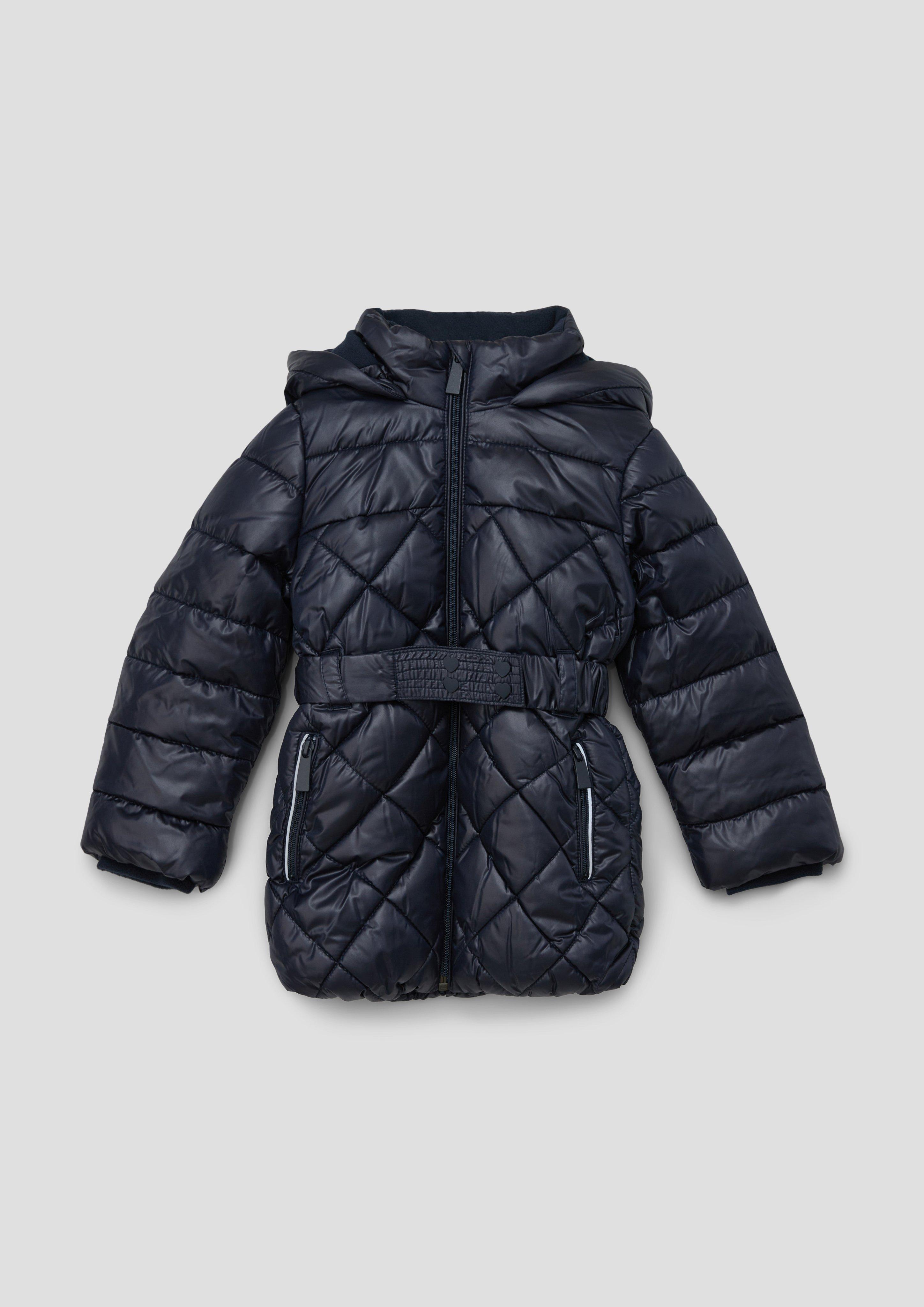 Steppjacke mit Textilgürtel  2132183-5952