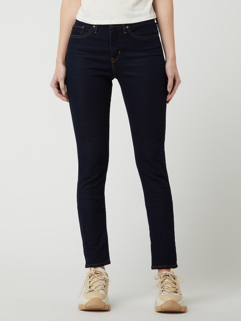 Shaping Skinny Fit Jeans mit Stretch-Anteil Modell '311™' in dunkelblau