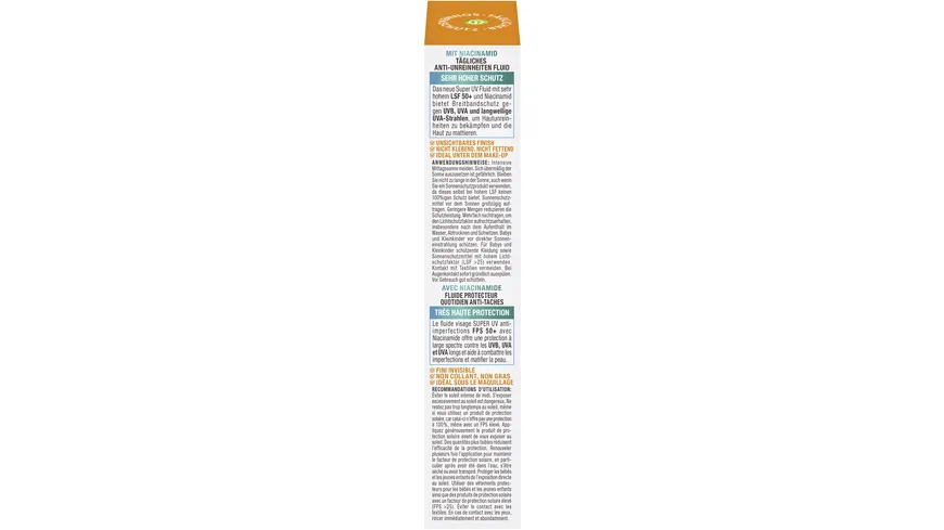 Garnier Ambre Solaire super UV Niacinamid Sonnenschutzfluid 40 ml