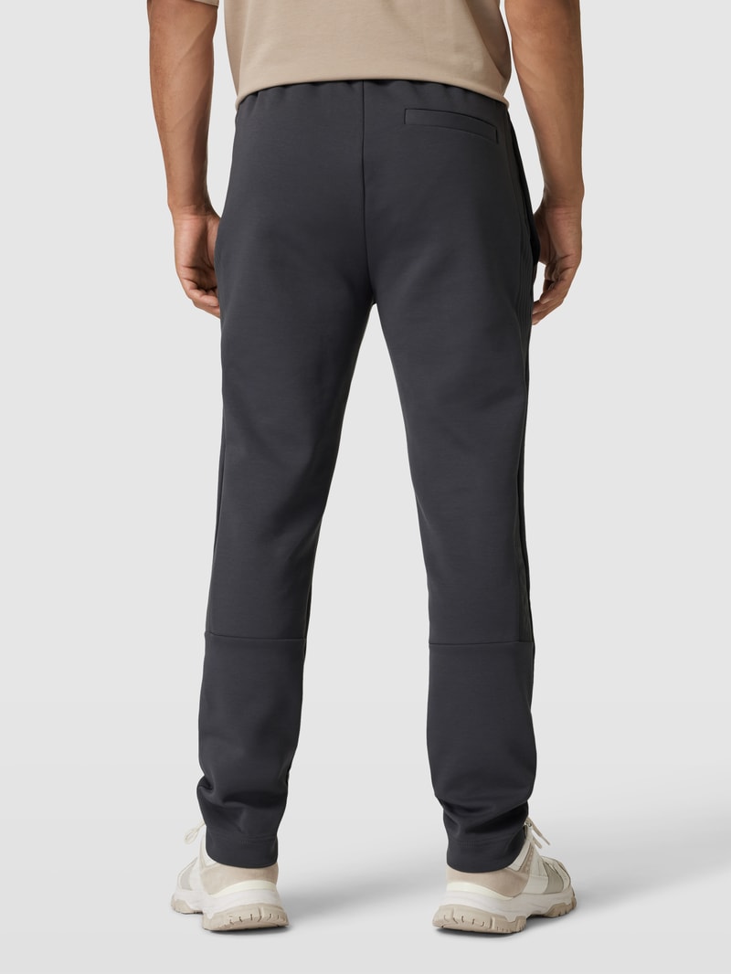 Sweatpants mit Label-Print Modell 'Hadim' in graphit