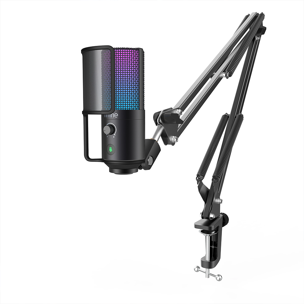 Leicke FIFINE MikrofonT669 pro2 - Gaming Mikrofon mit Arm