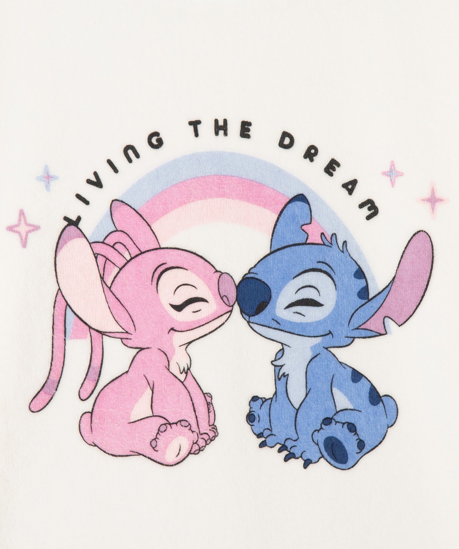 Pyjama en velours avec motifs Stitch fille - DS blanc | GEMO