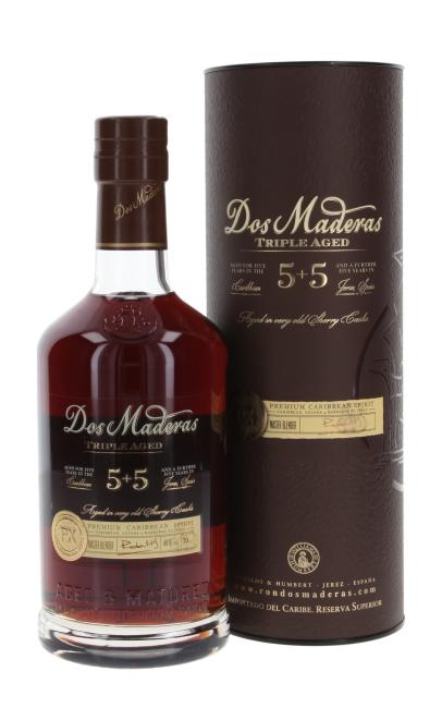 Dos Maderas 5+5 Triple Aged PX Rumspirituose 0,7 l·40 % vol