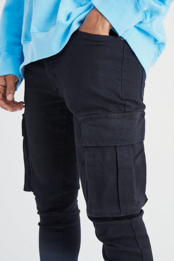 Skinny Stretch Cargo-Jeans