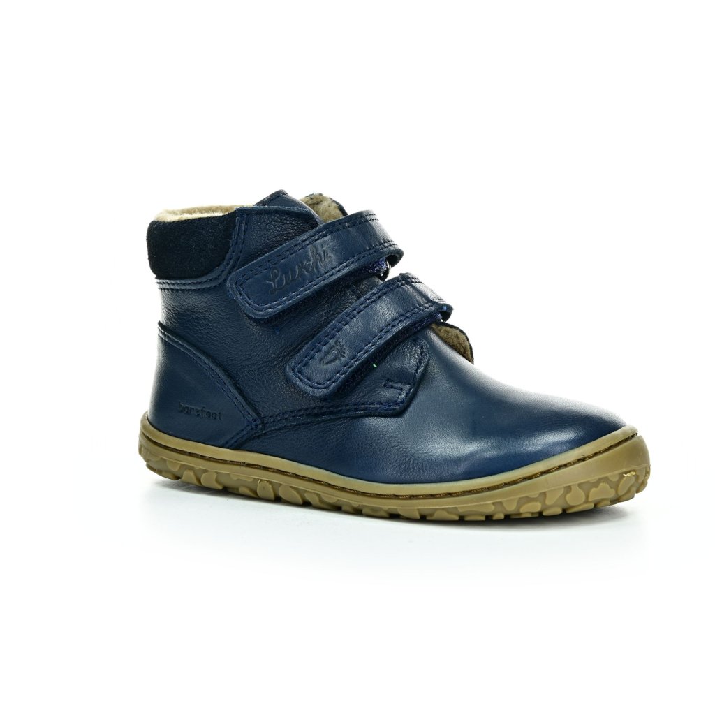 Lurchi Nino Nappa Azul Winterbarfußstiefeletten