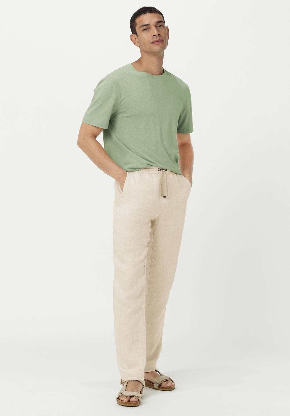 Sommerhose aus reinem Leinen