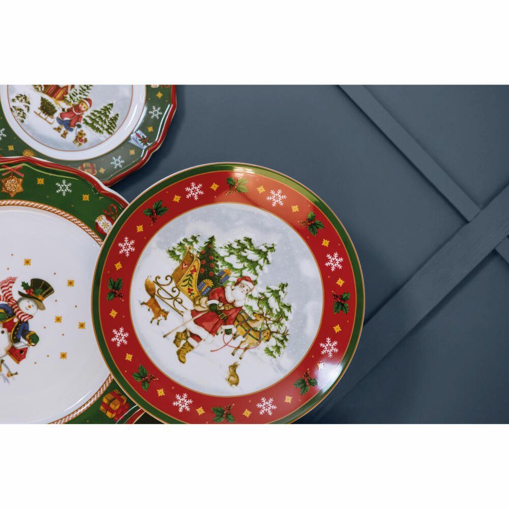 Hutschenreuther Tortenplatte Happy Wintertime, 27 cm, Porzellan