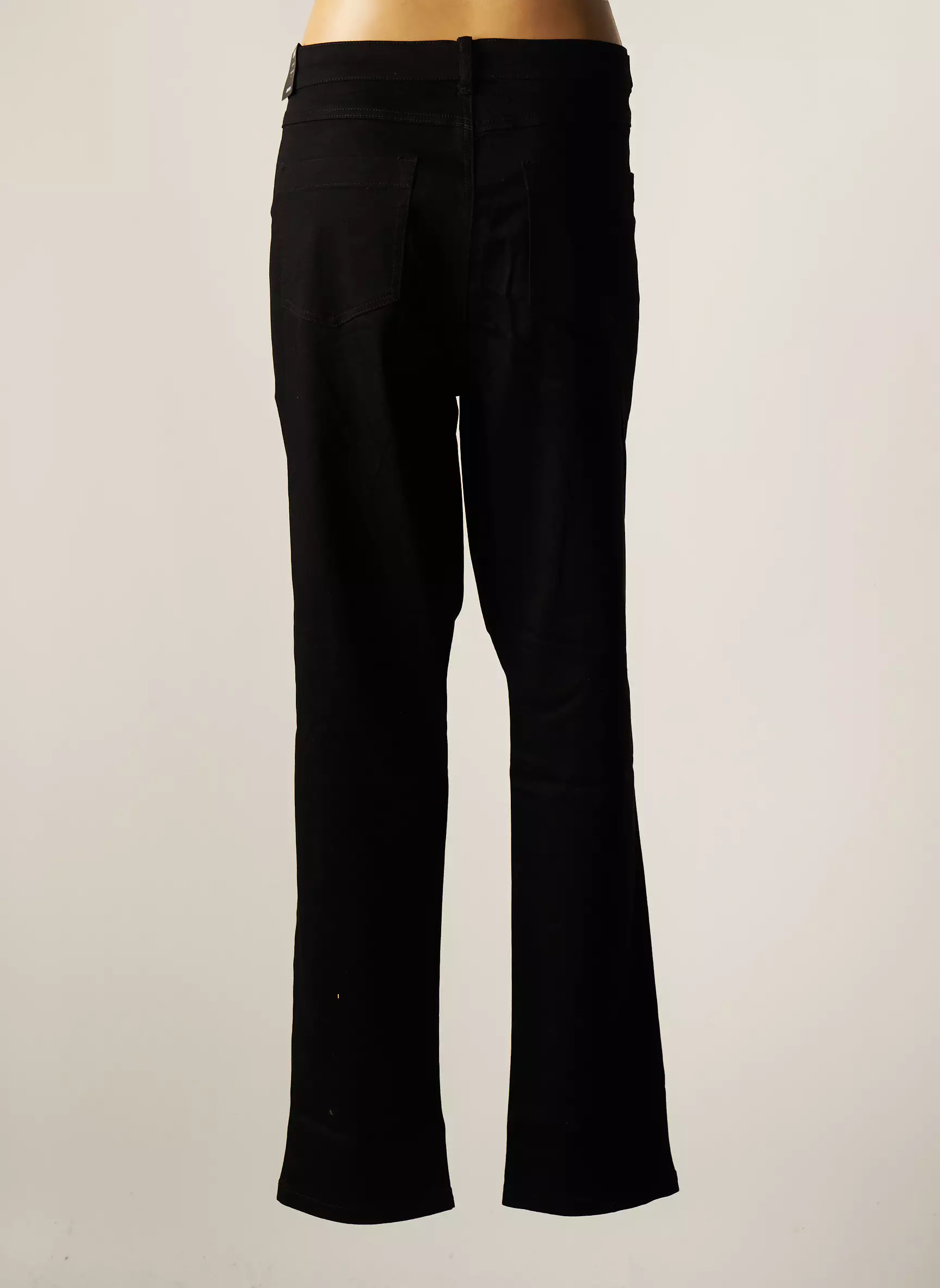 Jensen Pantalons Slim Femme couleur noir