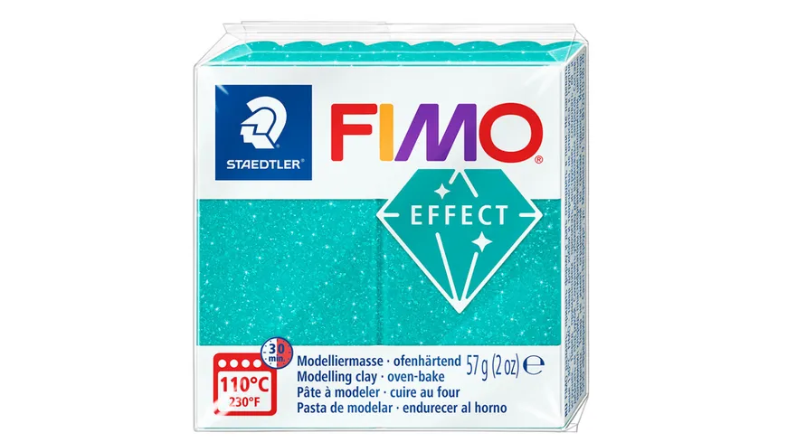 STAEDTLER Modelliermasse FIMO® effect Galaxy türkis 57 g