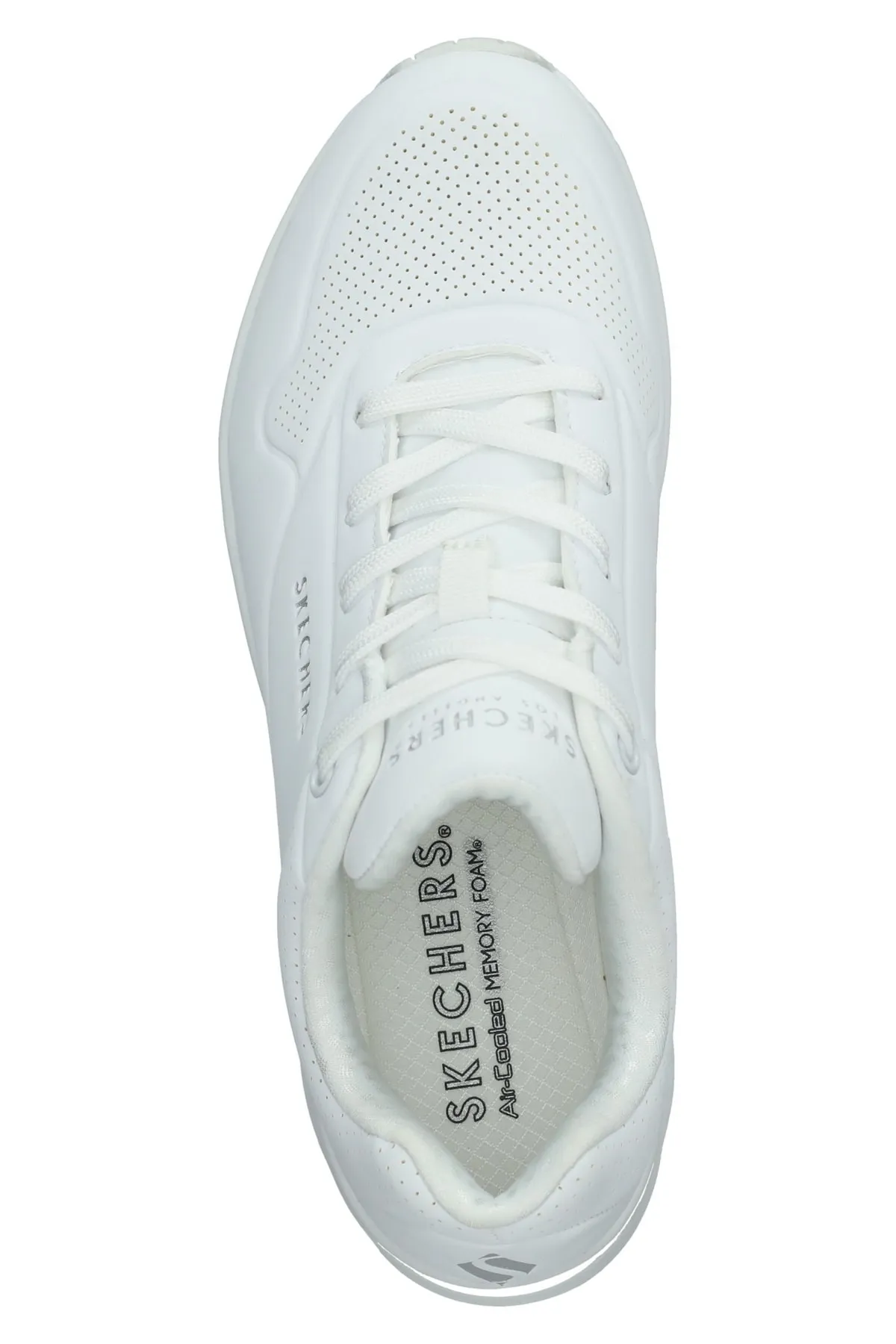 SKECHERS  Sneaker - Weiß - Flacher Absatz