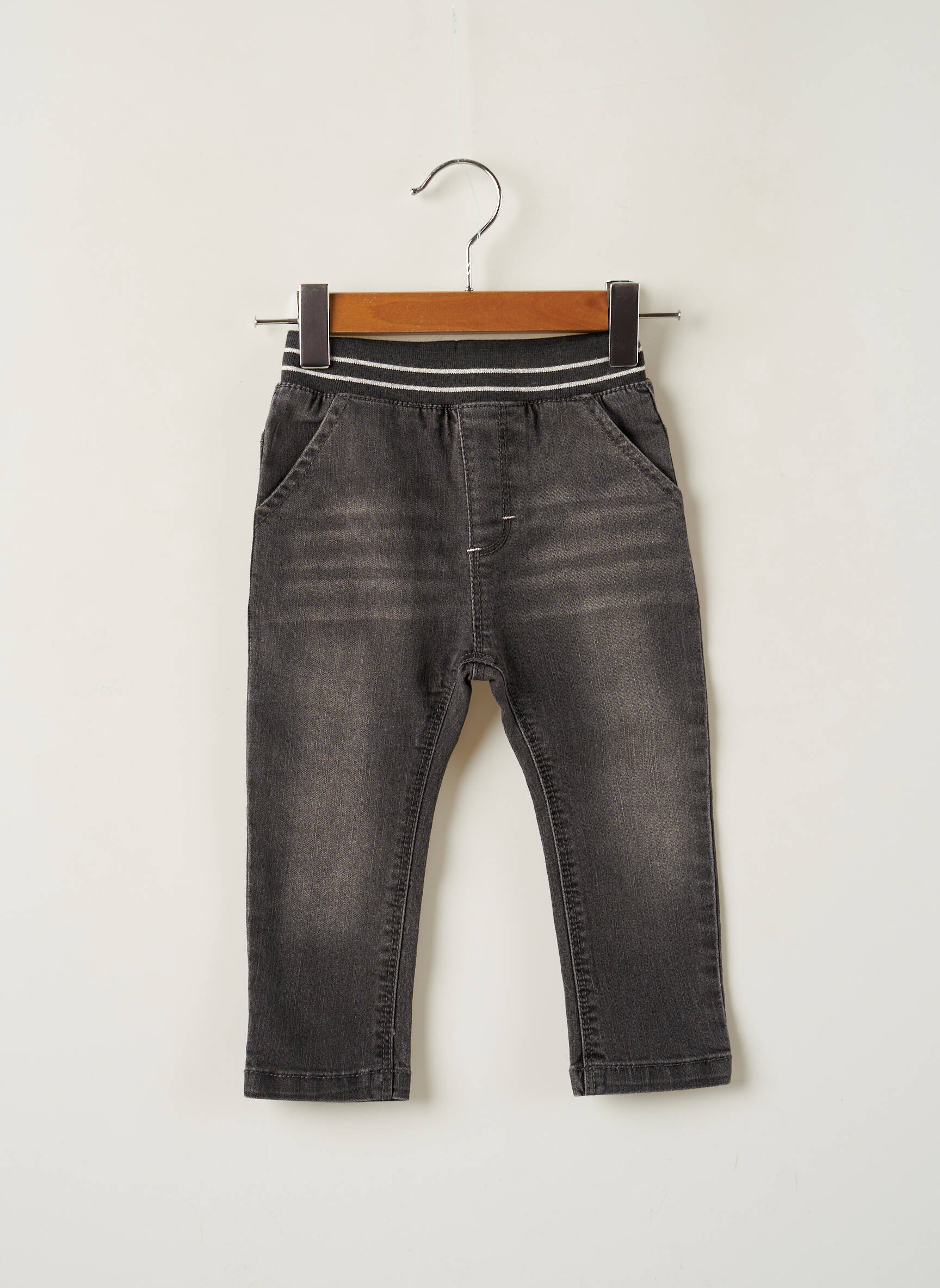 3 Pommes Jeans Skinny Fille couleur gris