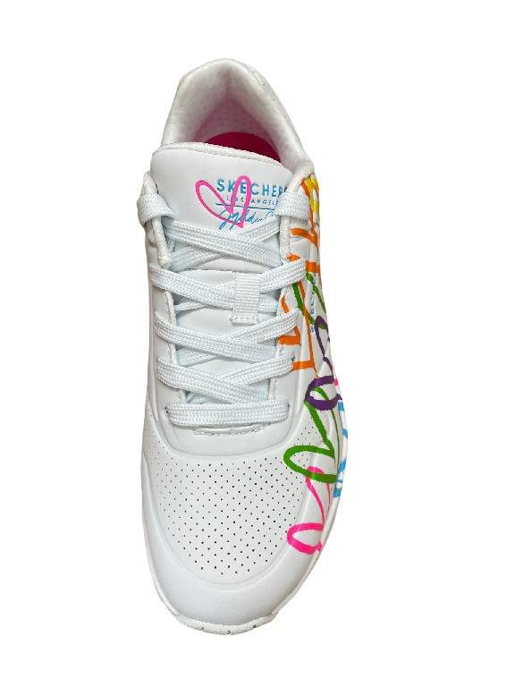 SKECHERS Freizeit Schnürer weiss