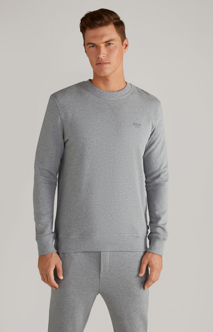 Sweatshirt Salazar in Grau meliert