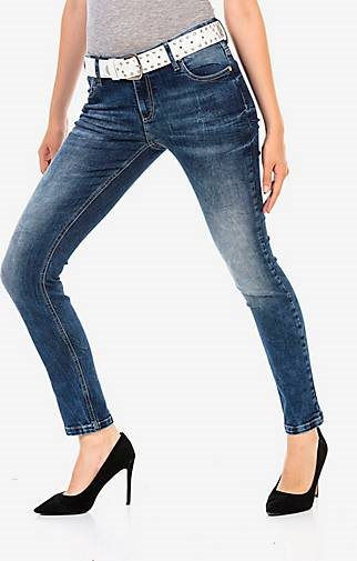 Cipo & Baxx Jeans im lässigen Used Look