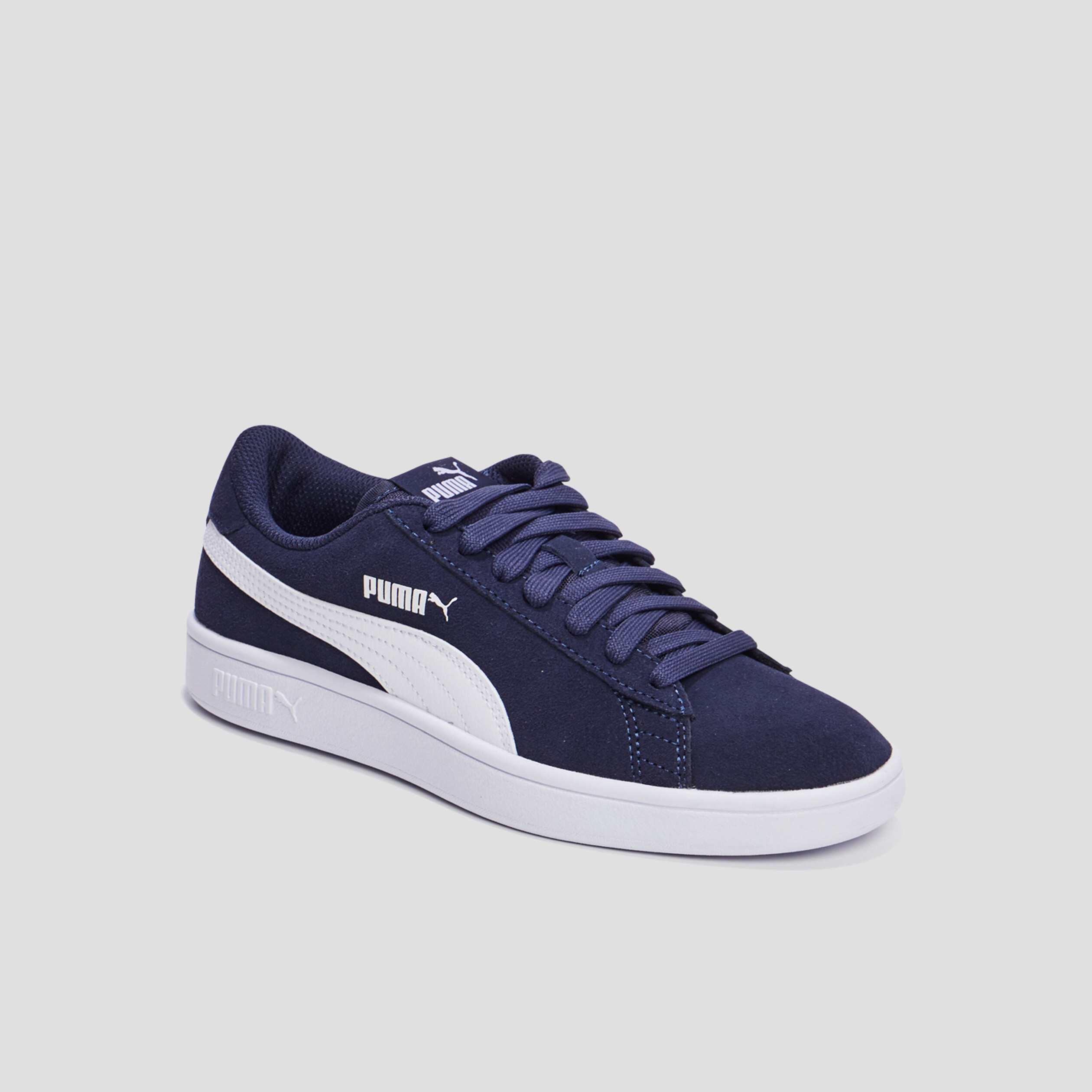 Tennis basses à lacet Puma Smash bleu marine garçon | La Halle