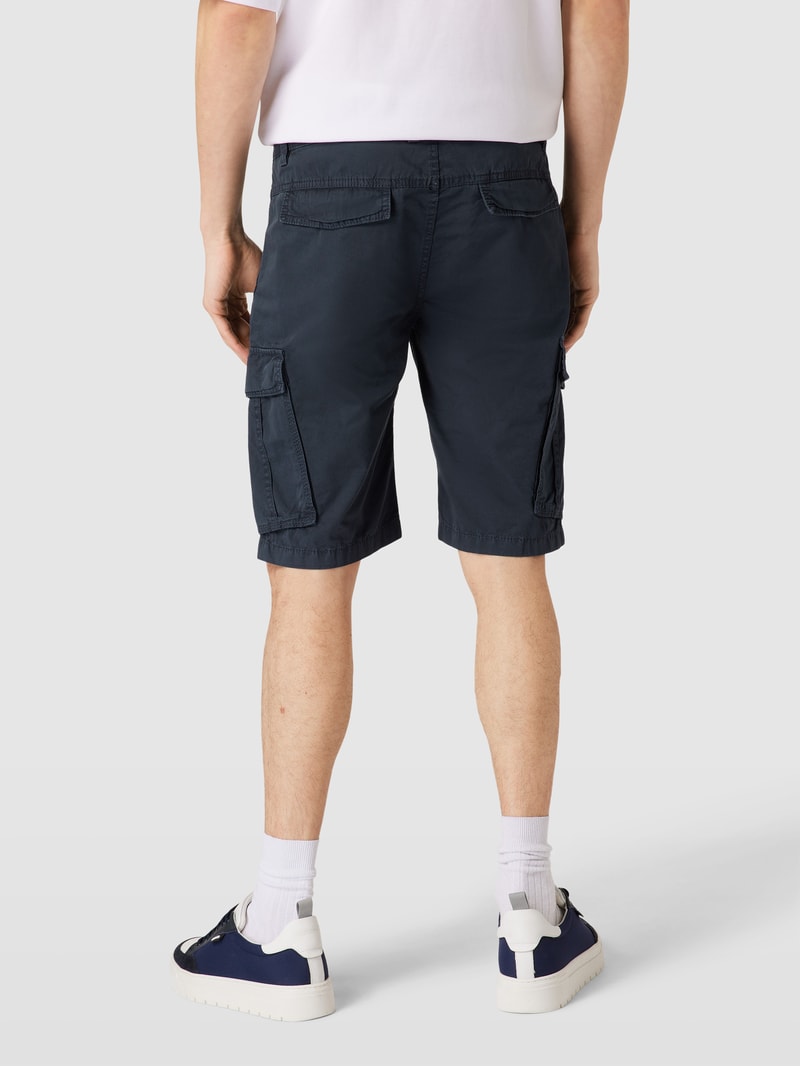 Shorts mit Cargotaschen in marineblau