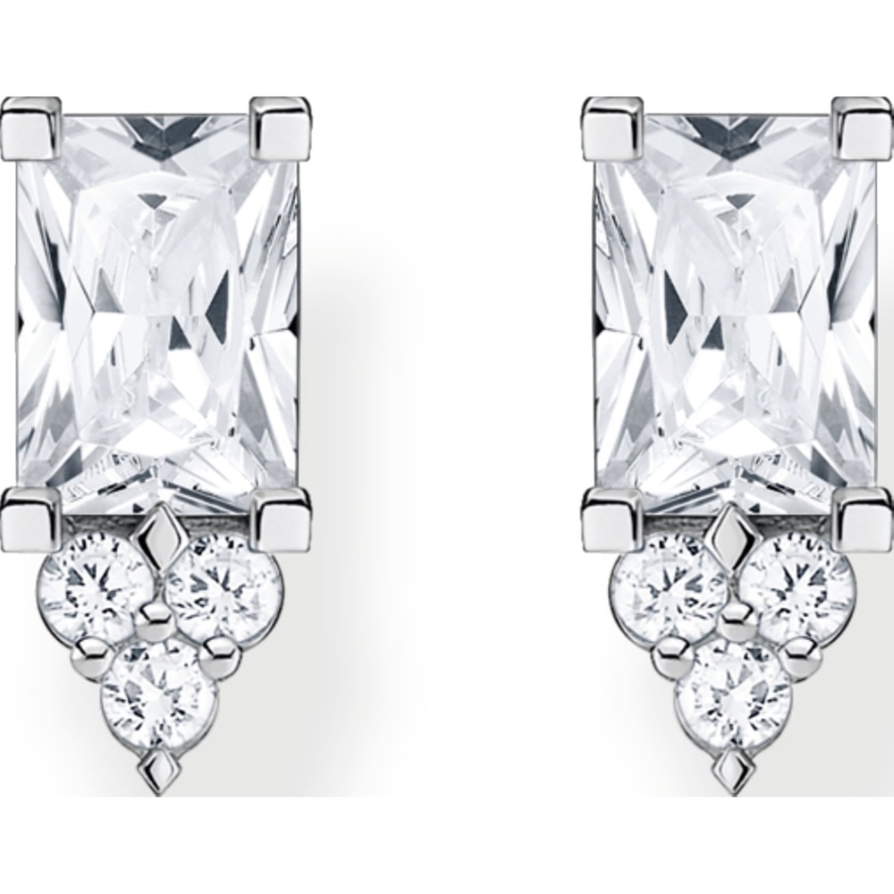 Thomas Sabo Boucles d'oreilles à fermoir à poussette 925 Argent Boucles d'oreilles