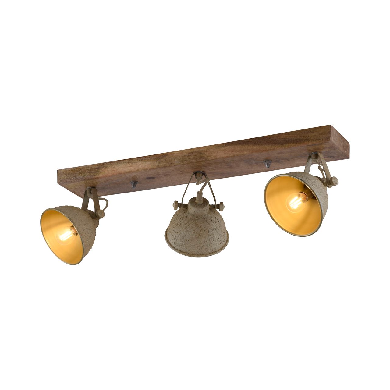 JUST LIGHT LeuchtenDirekt Wand- und Deckenleuchte, SAMIA, 3x  E14 a max. 40,00 Watt, dreh- und schwenkbar, Innenleuchte, IP20
