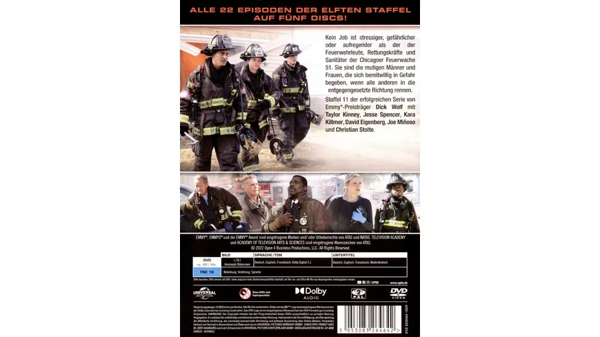 Chicago Fire - Staffel 11  [5 DVDs]