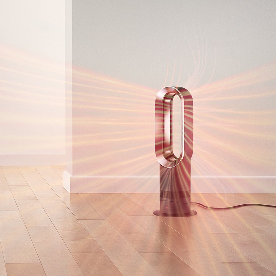 DYSON Tischventilator AM09 Hot+Cool Ventilator Heizlüfter Weiß/Silber