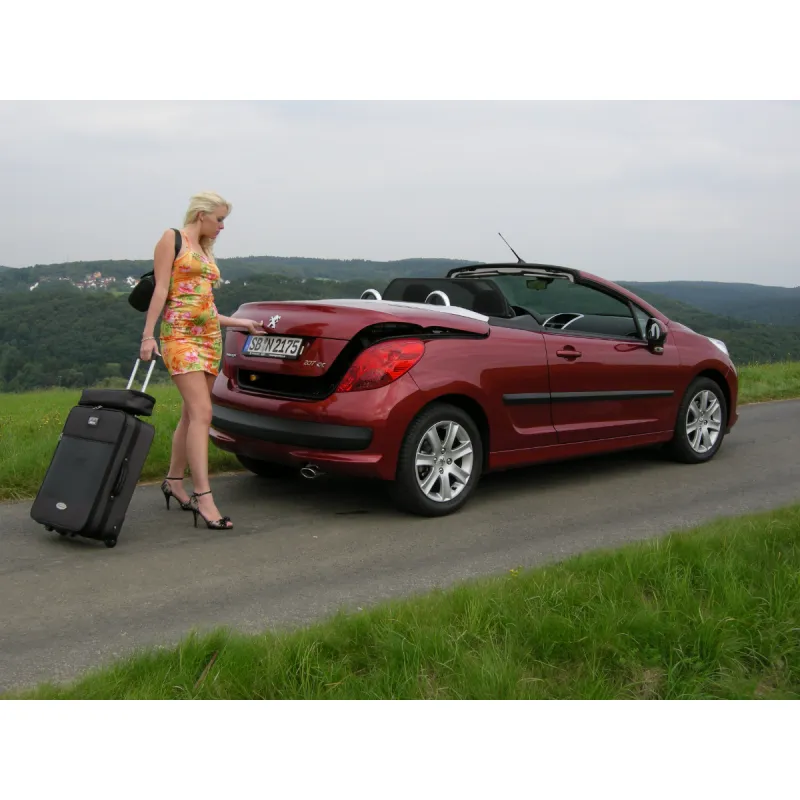 Roadsterbag 4-tlg. Kofferset mit 2 Rollen Peugeot 207 CC