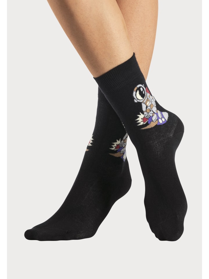 H.I.S Socken in 5x schwarz günstig kaufen