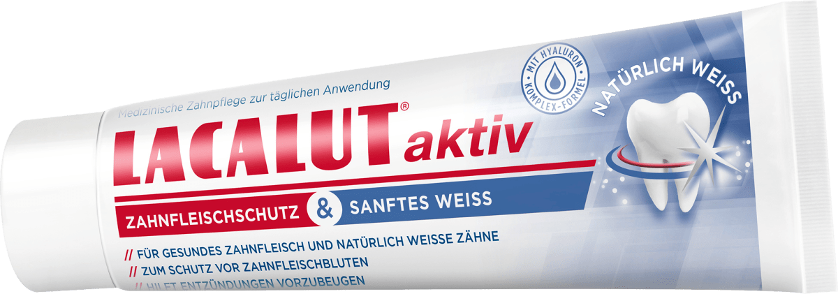 Zahnpasta aktiv Zahnfleischschutz & Sanftes Weiss, 75 ml