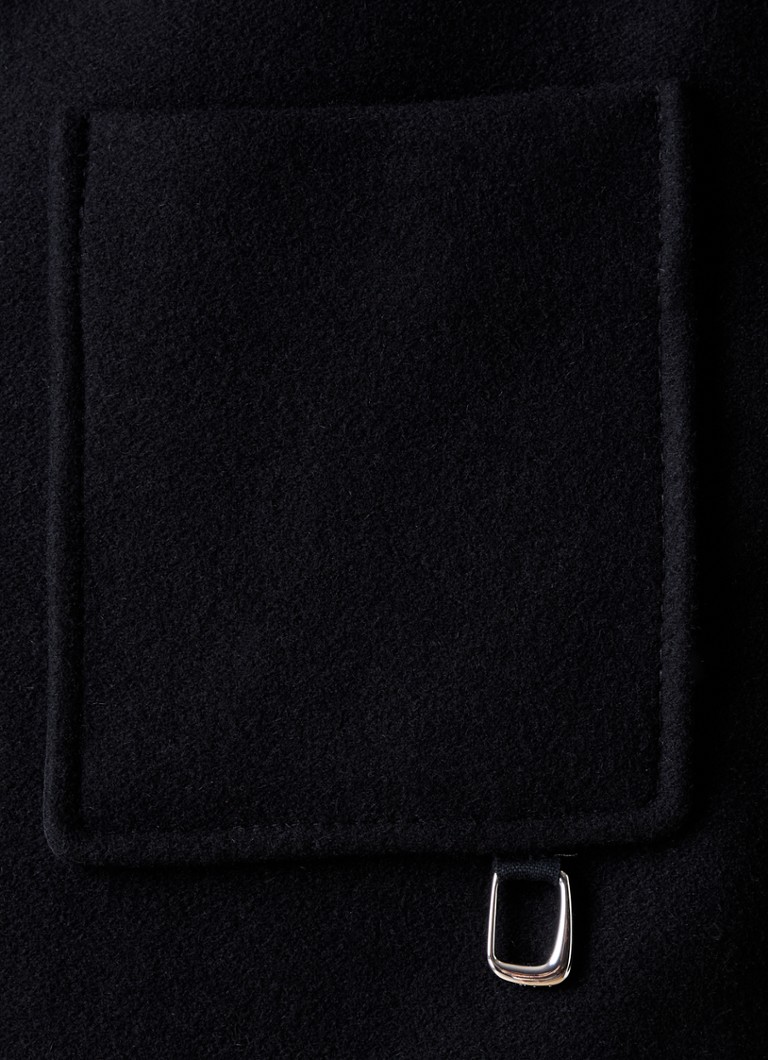 Jachetă Jacquemus Le Manteau Court din lână virgină, cu buzunar aplicat.