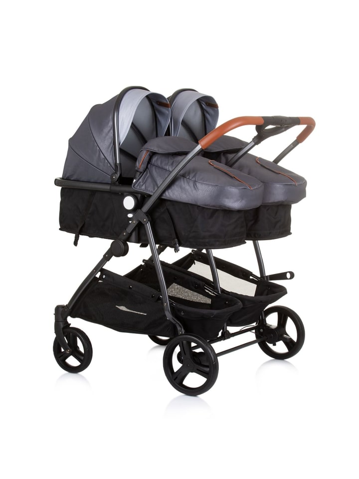 Chipolino Geschwisterkinderwagen Duo Smart in grau günstig kaufen onesize